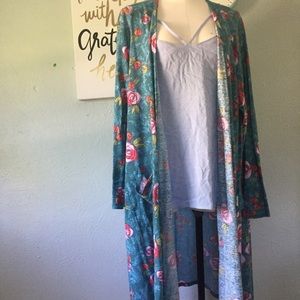 Floral heathered Sarah Lularoe XL